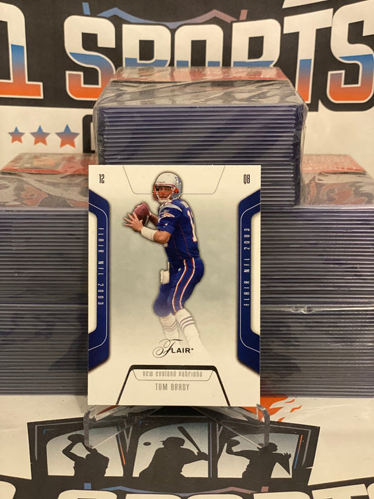 2003 Fleer Flair Tom Brady #61