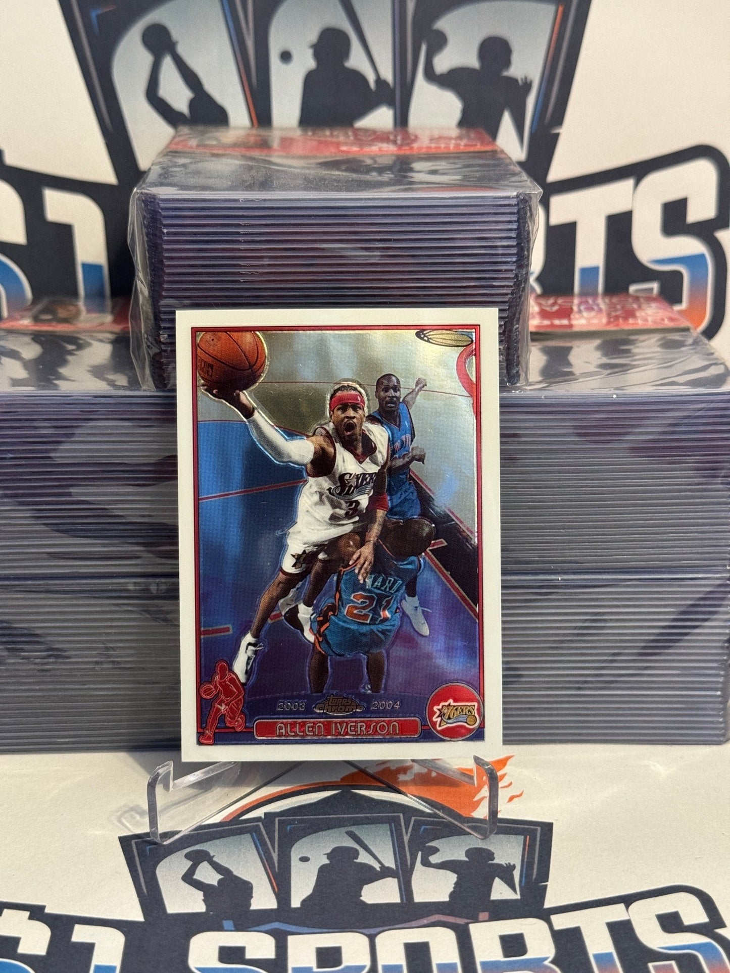 2003 Topps Chrome Alle Iverson #3