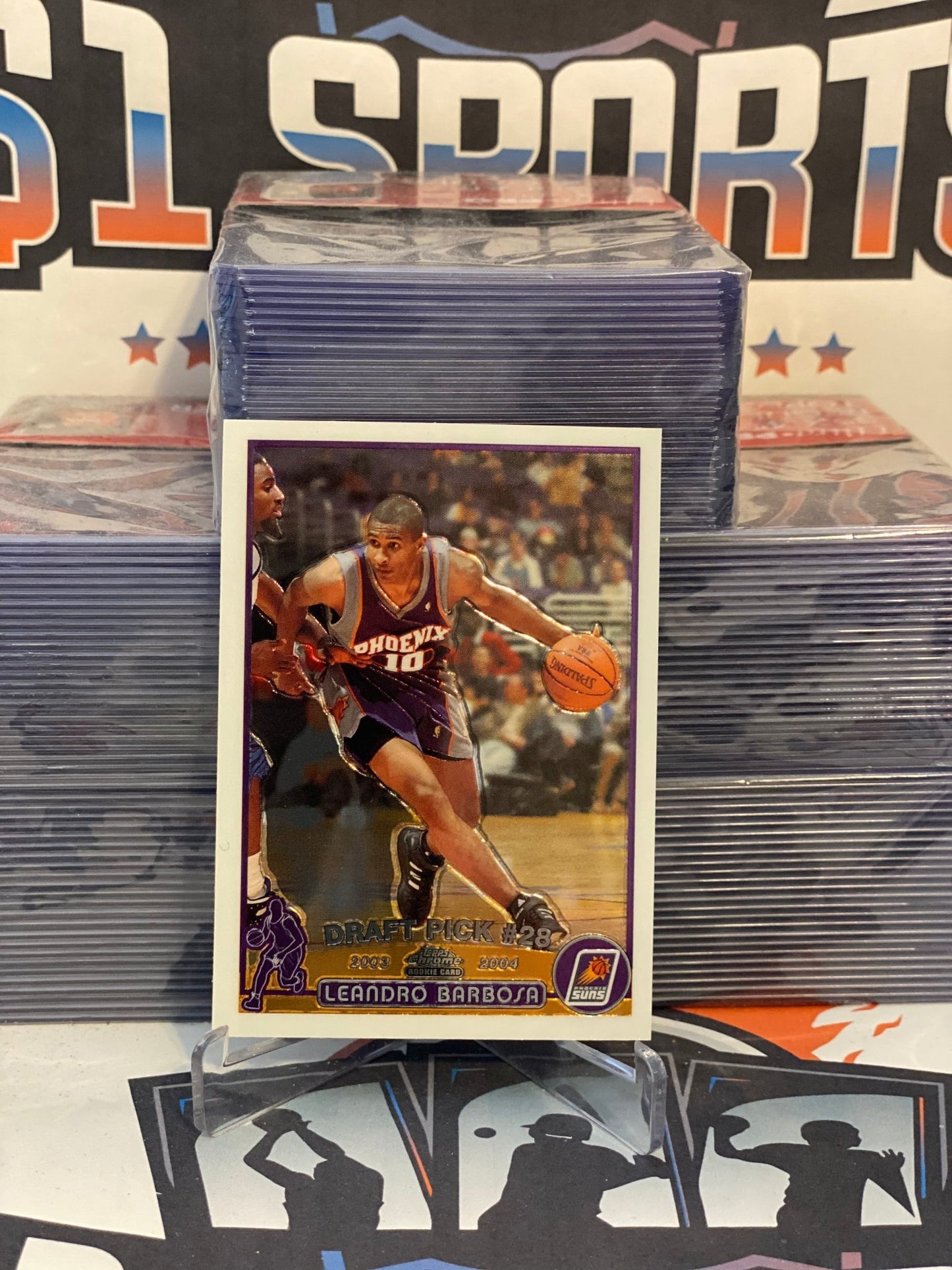 2003 Topps Chrome Leandro Barbosa Rookie #138