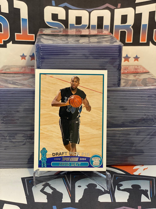 2003 Topps David West Rookie #238