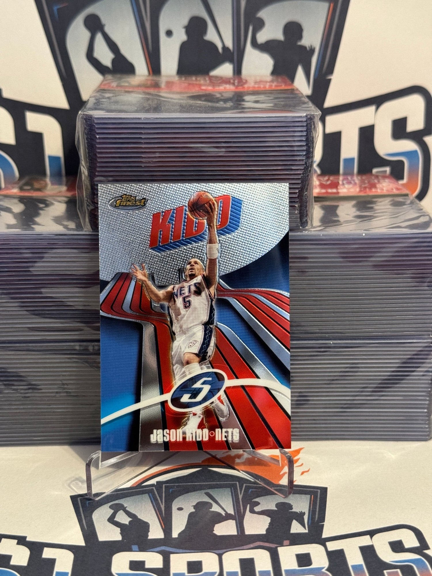 2003 Topps Finest Jason Kidd #5