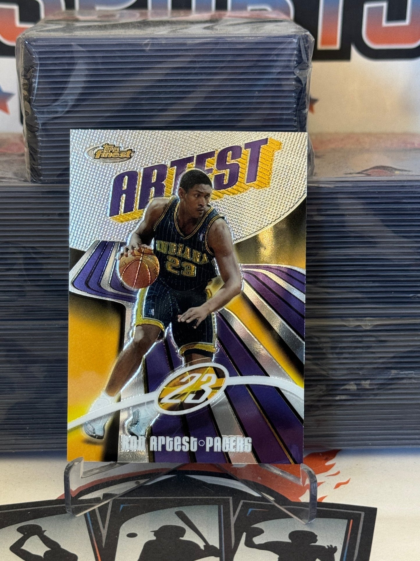 2003 Topps Finest Ron Artest #51