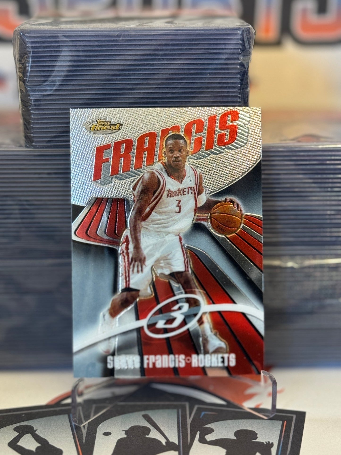 2003 Topps Finest Steve Francis #3
