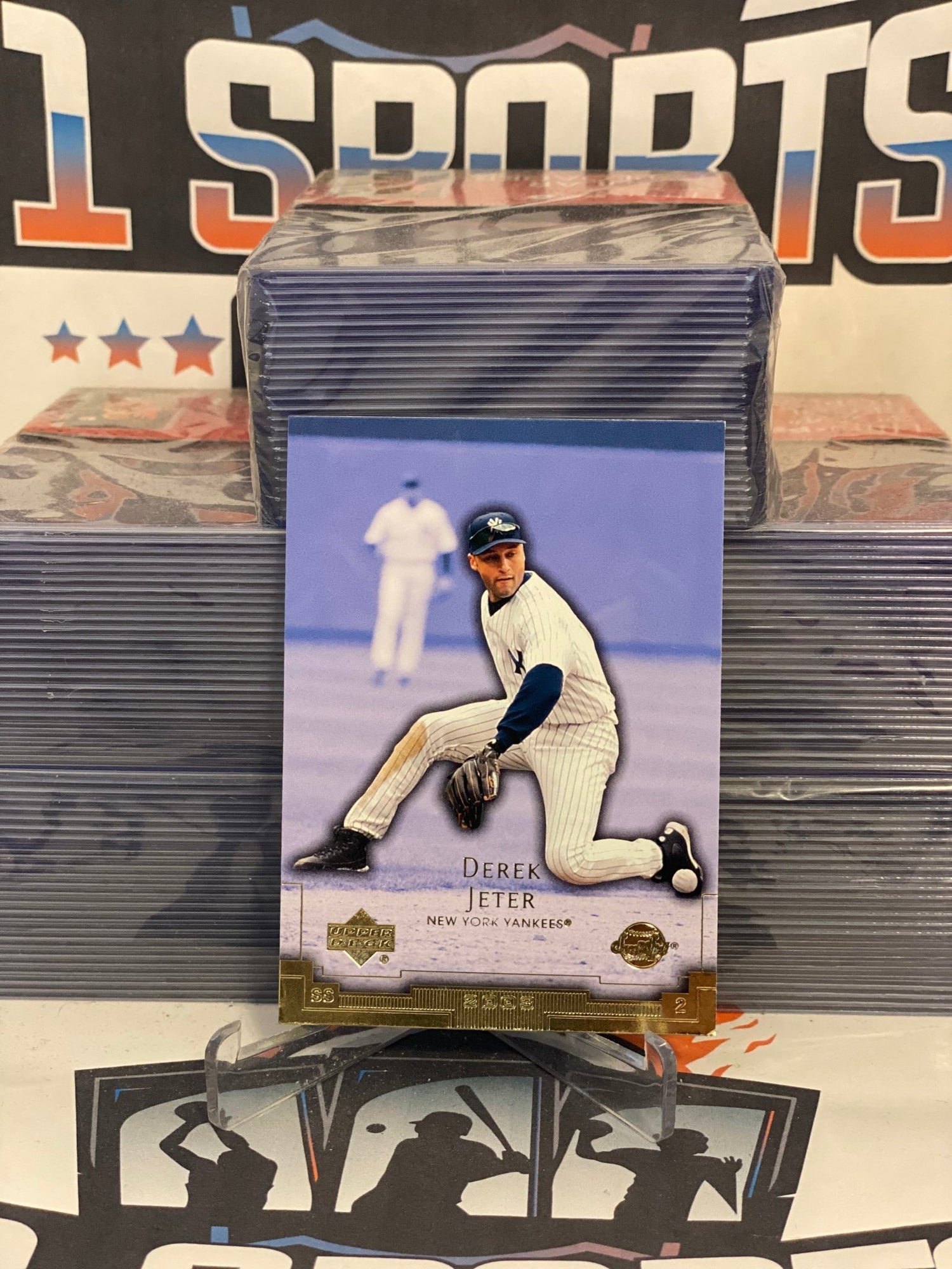 2003 Upper Deck Sweet Spot Derek Jeter #86