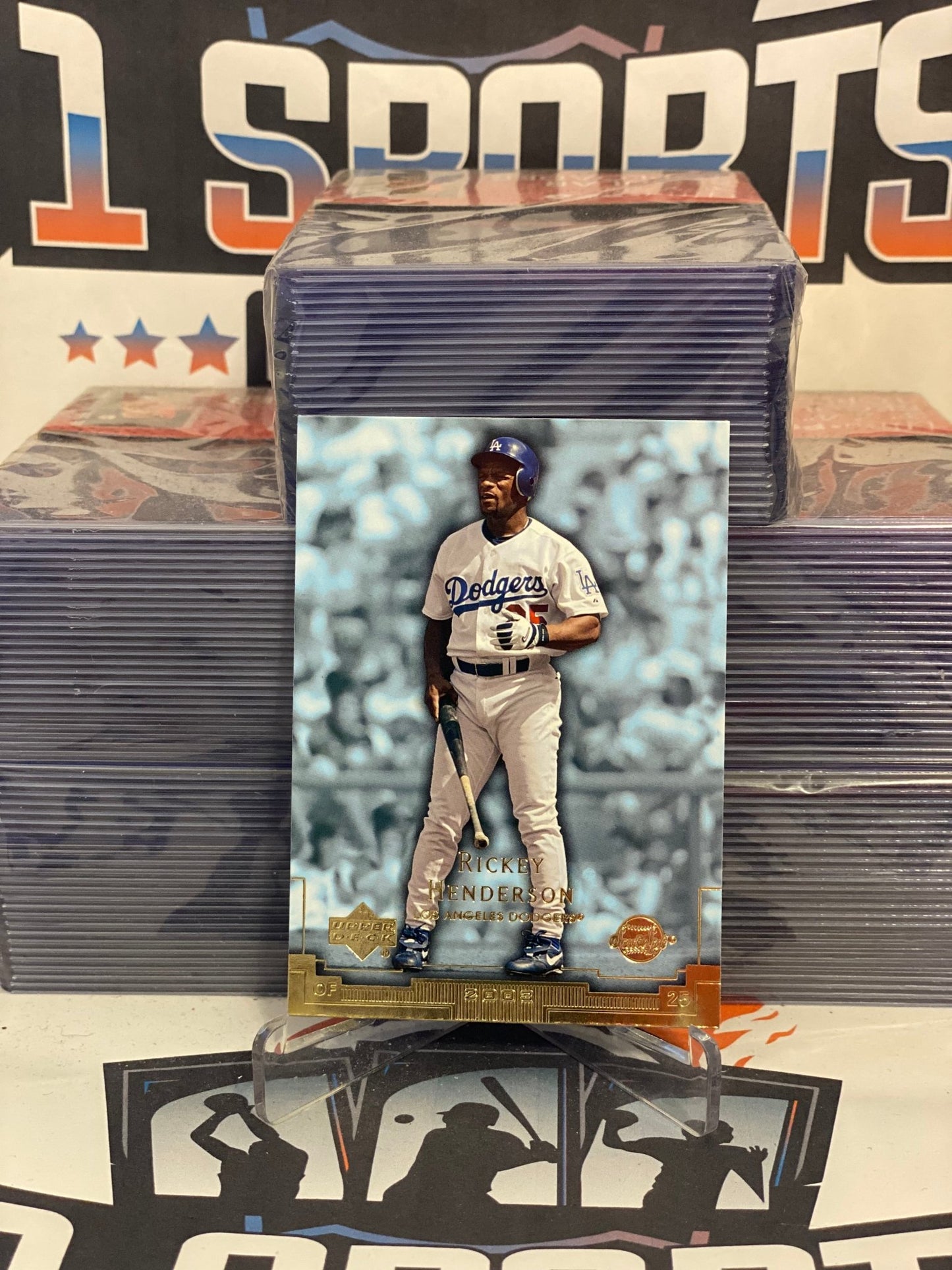 2003 Upper Deck Sweet Spot Rickey Henderson #65