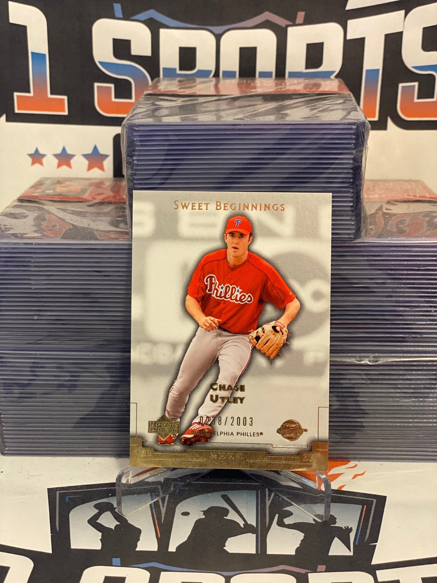 2003 Upper Deck Sweet Spot (Sweet Beginnings 238/2003) Chase Utley Rookie #183