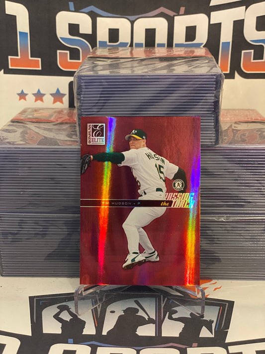2004 Donruss Elite (Red, Passing The Torch 671/1000) Tim Hudson #PT-14