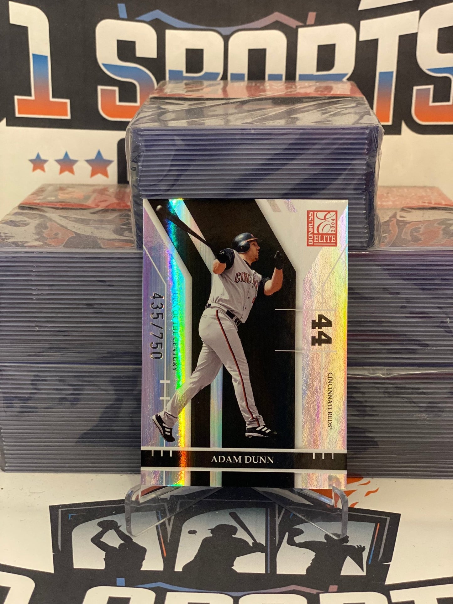 2004 Donruss Elite (Turn of the Century 435/750) Adam Dunn #90