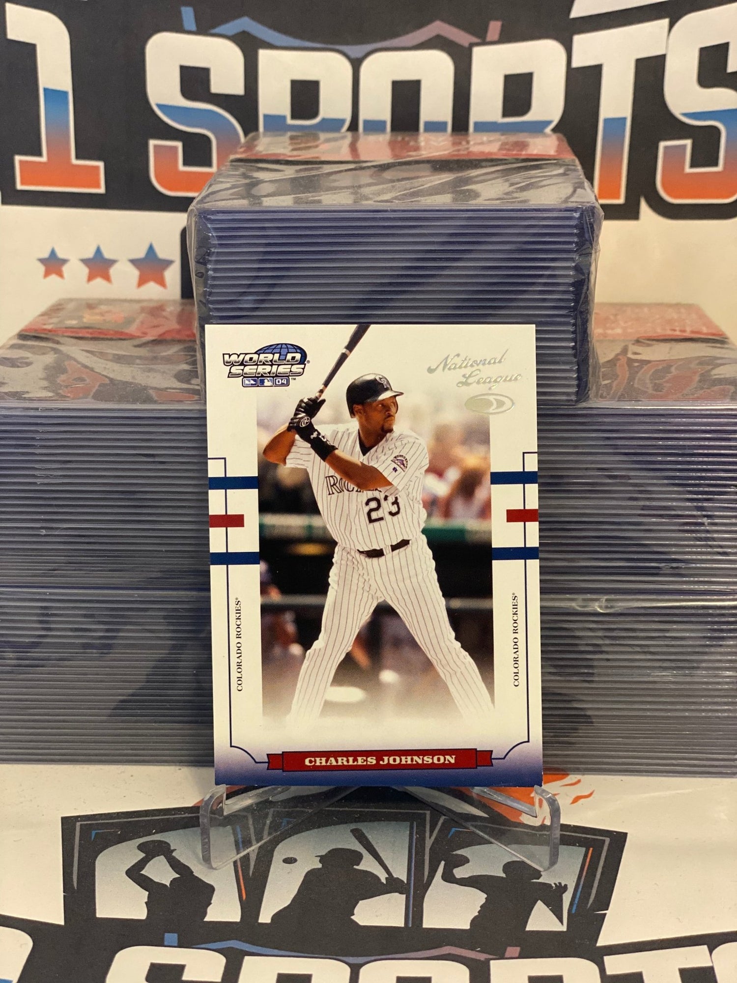 2004 Donruss (World Series 10/50) Charles Johnson #WS-61