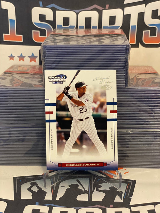 2004 Donruss (World Series 10/50) Charles Johnson #WS-61