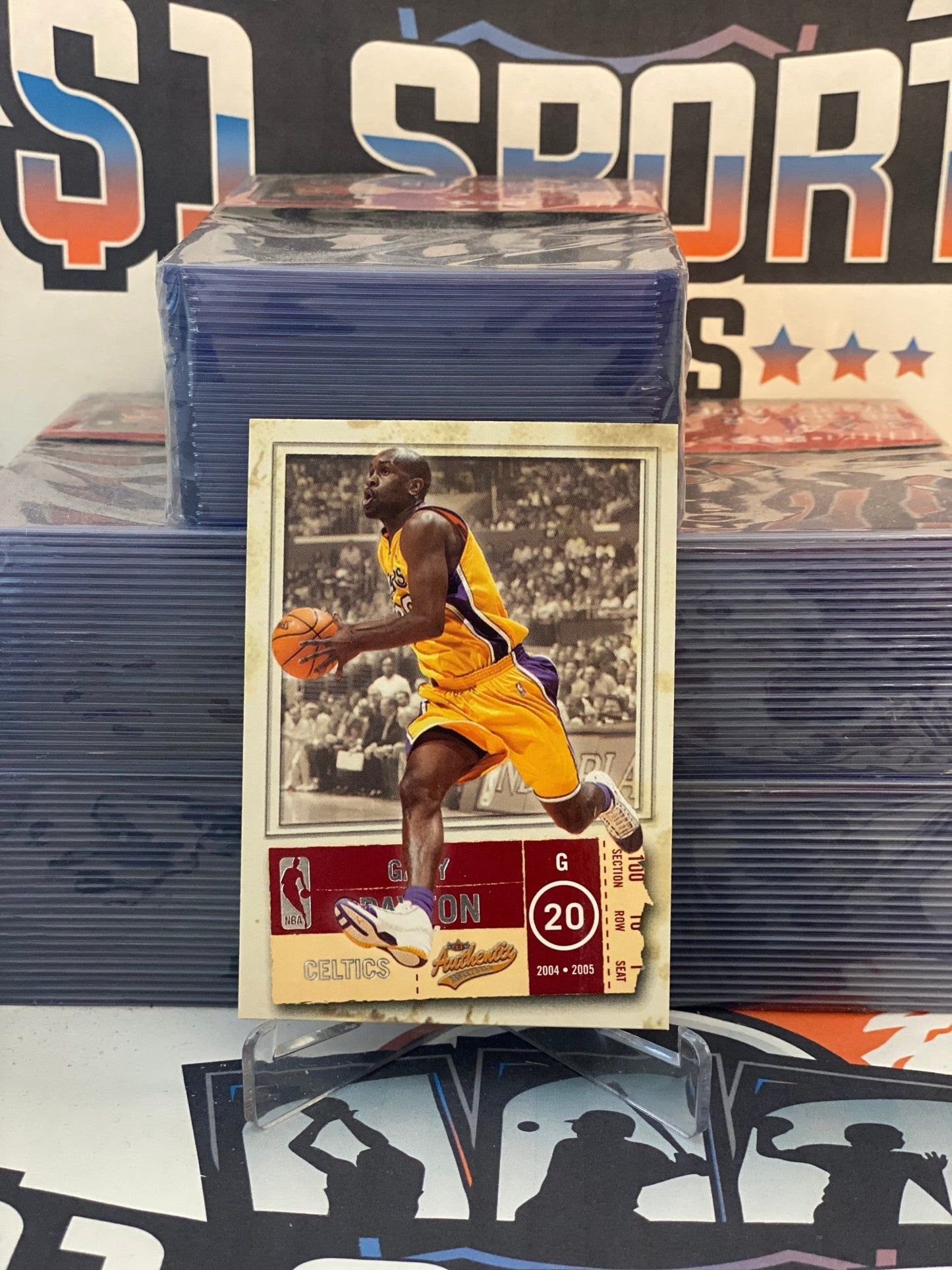 2004 Fleer Authentixs Gary Payton #57