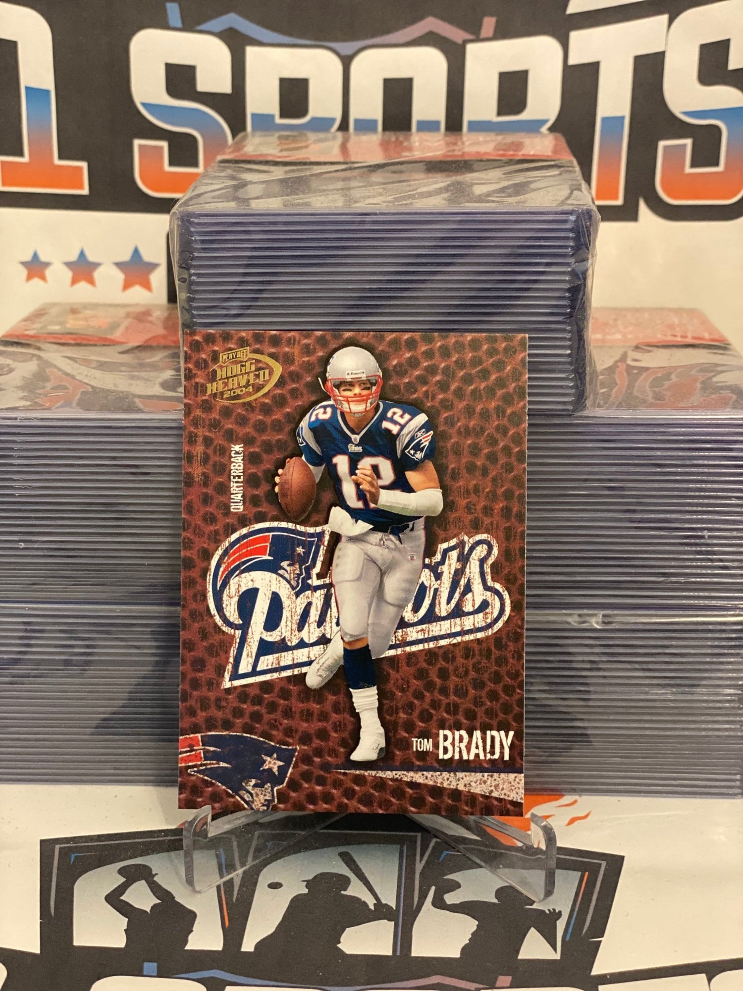 2004 Panini Playoff (Hogg Heaven) Tom Brady #58