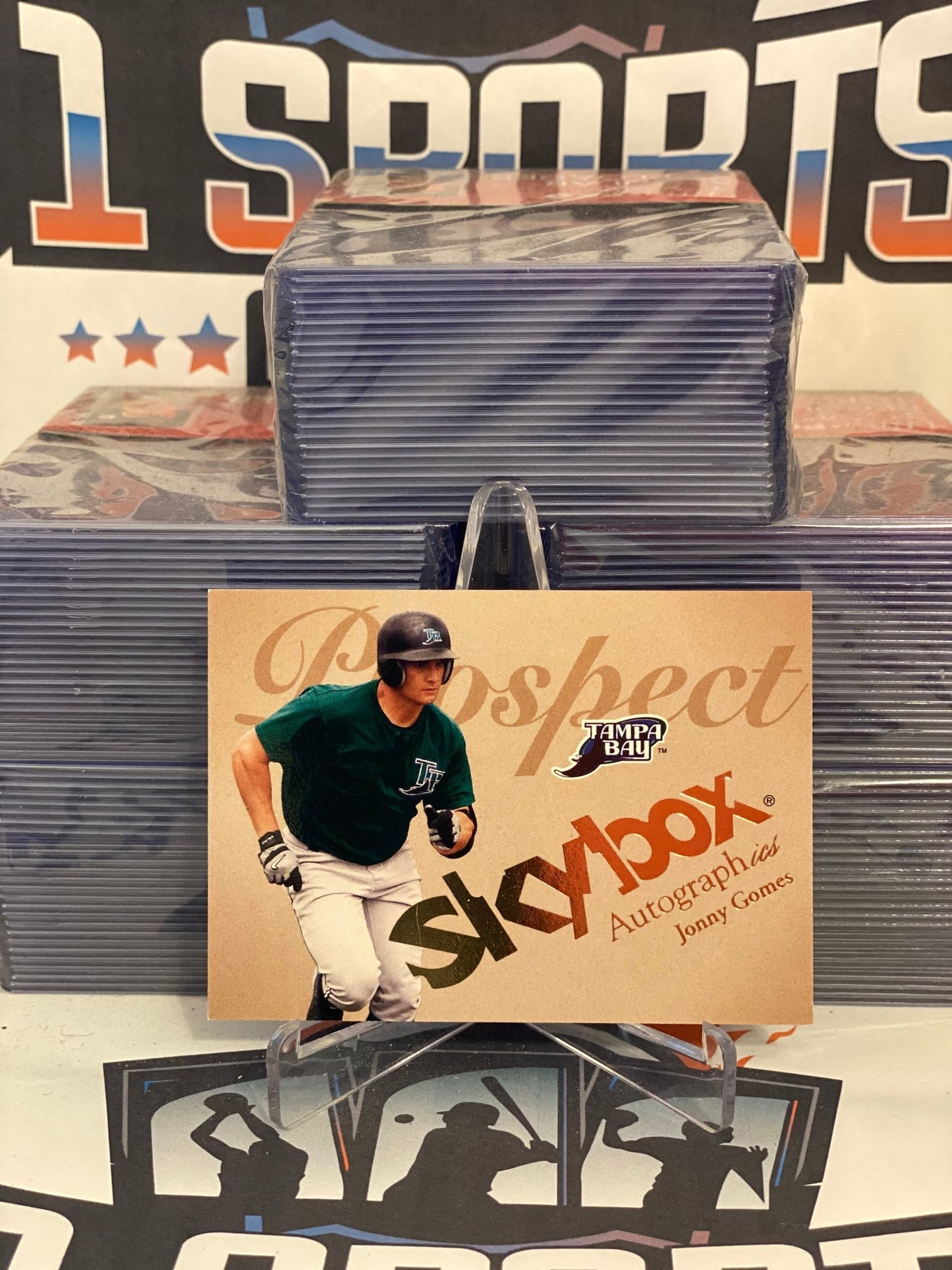 2004 Skybox Autographics (Prospect 1384/1500) Jonny Gomes #82