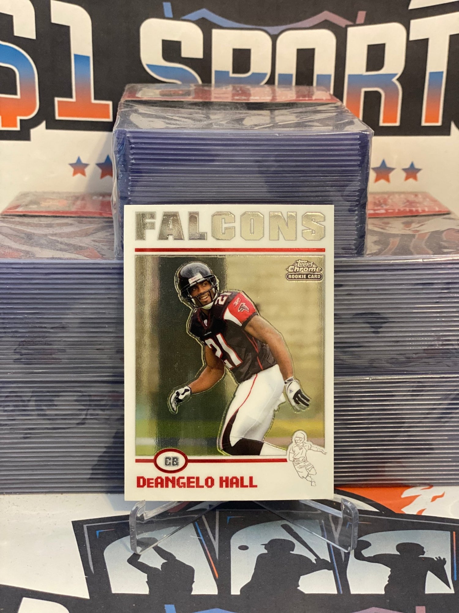 2004 Topps Chrome DeAngelo Hall Rookie #176