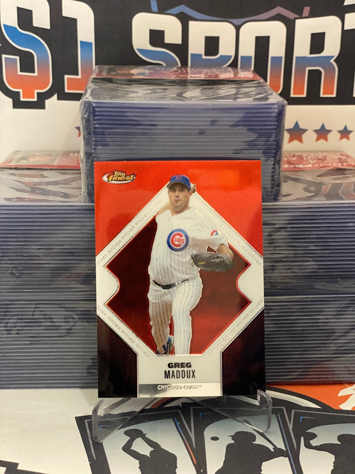 2004 Topps Finest Greg Maddux #72