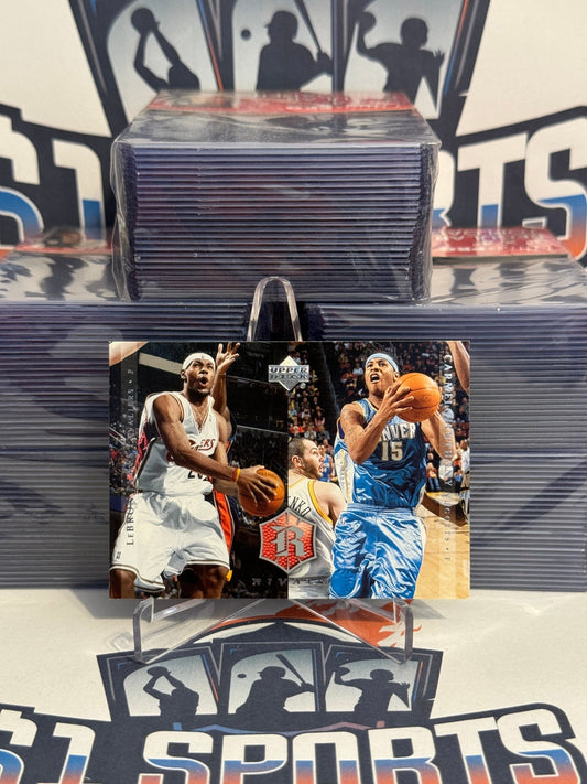 2004 Upper Deck (Rivals, 2nd Year) LeBron James & Carmelo Anthony #28