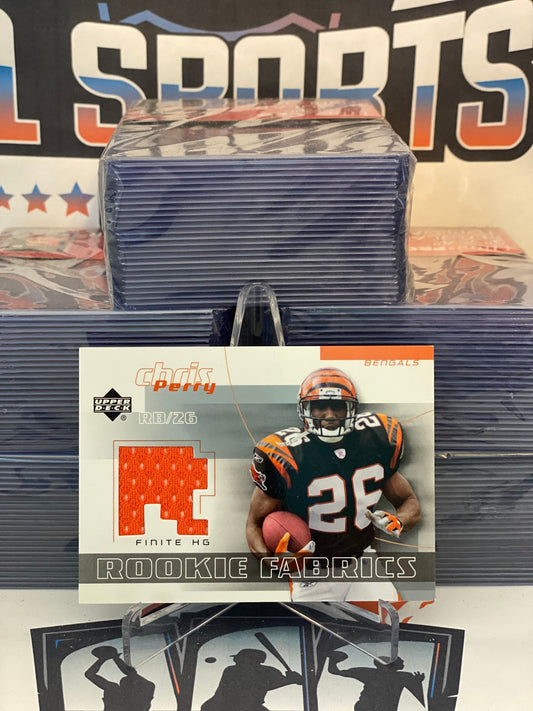 2004 Upper Deck (Rookie Fabrics Relic) Chris Perry #FFR-CP