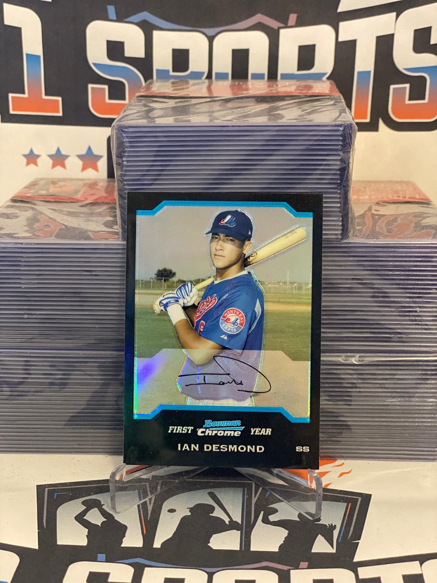 2005 Bowman Chrome (Refractor, 1st Bowman) Ian Desmond #BDP41