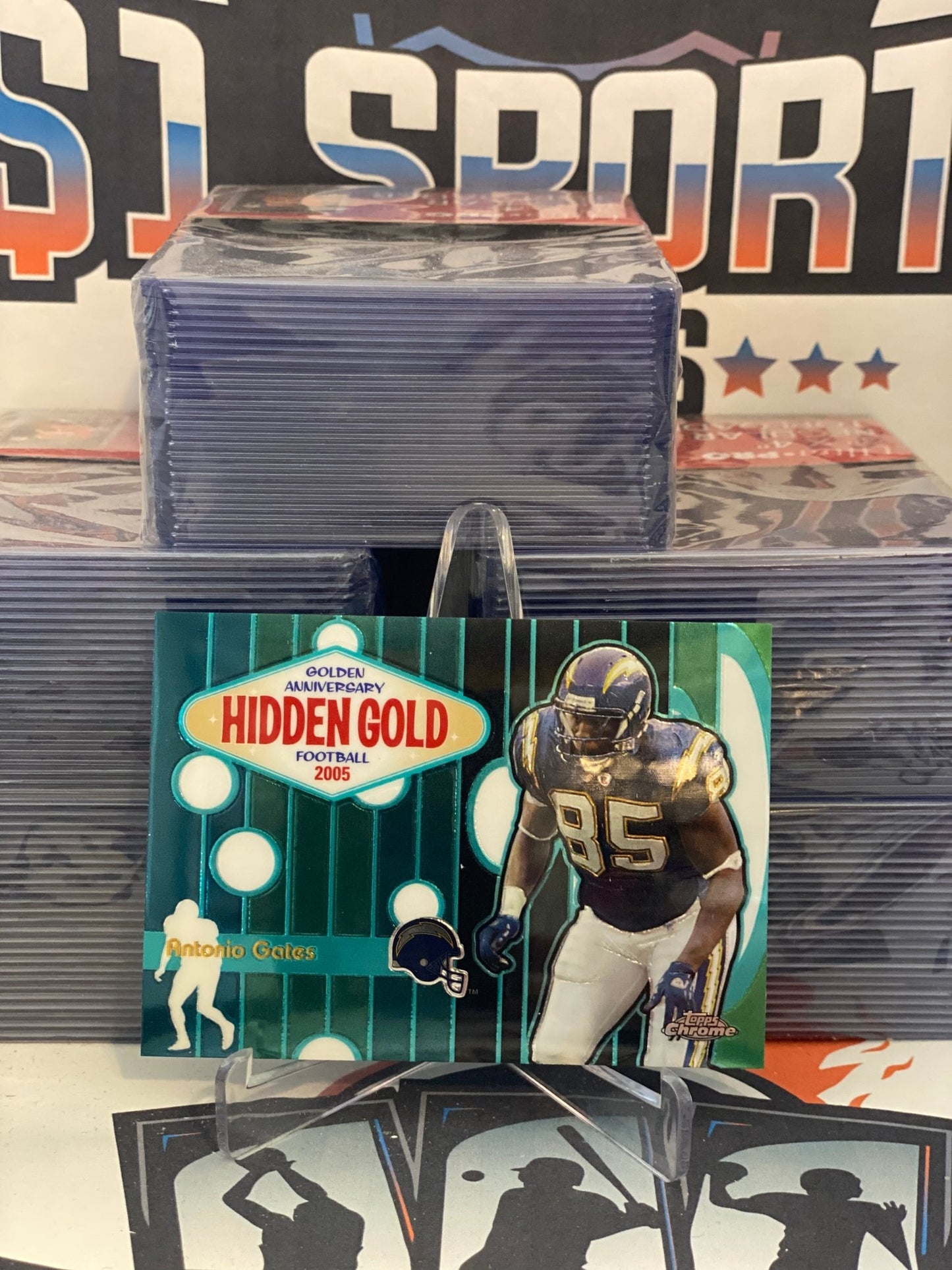 2005 Topps Chrome (Hidden Gold) Antonio Gates #HG13