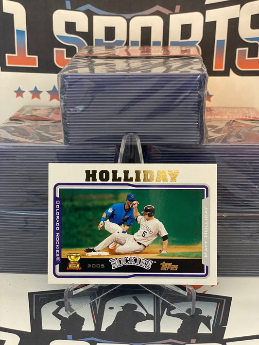 2005 Topps (Rookie Cup) Matt Holliday #136
