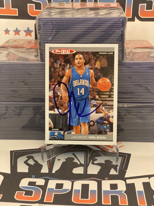 2005 Topps Total (Auto) Jameer Nelson Rookie #352