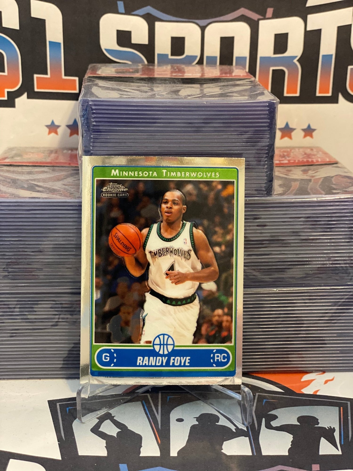 2006 Topps Chrome Randy Foye Rookie #206