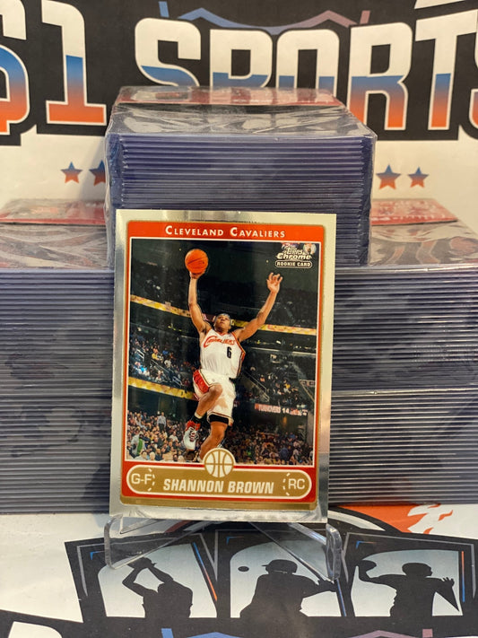 2006 Topps Chrome Shannon Brown Rookie #192
