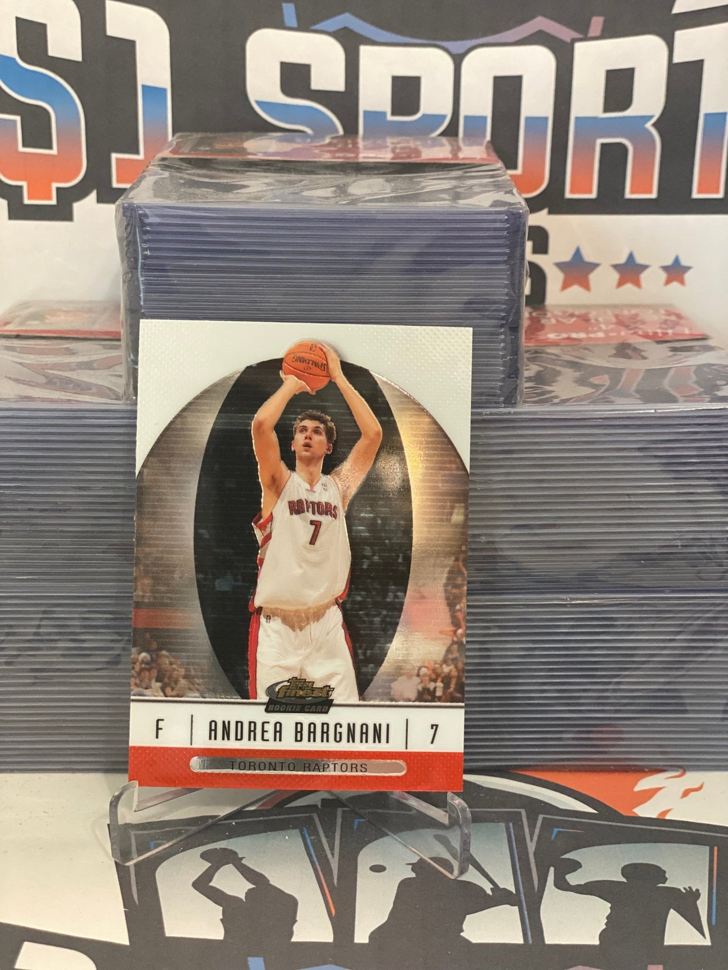 2006 Topps Finest Andrea Bargnani Rookie #90