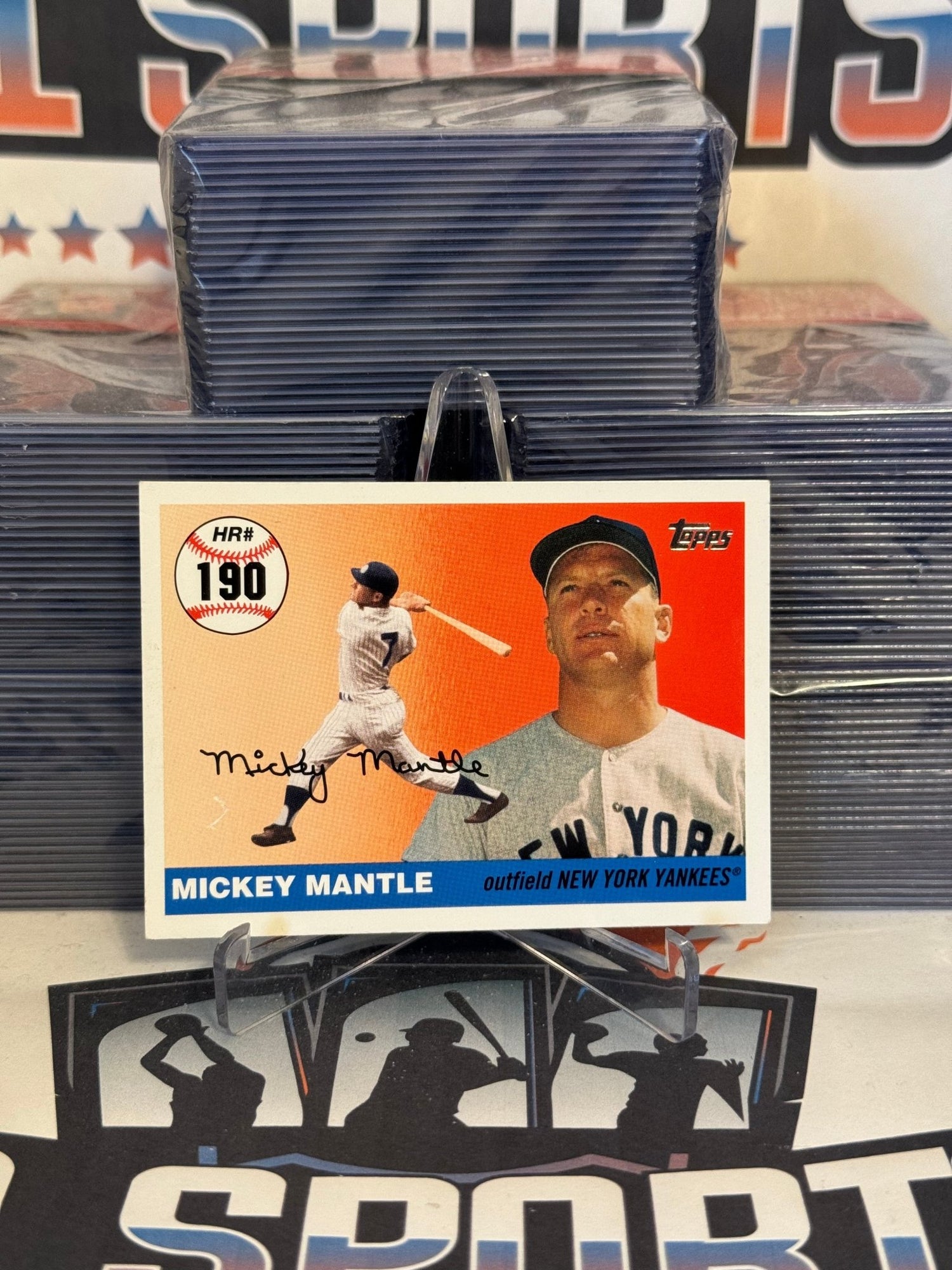 2006 Topps (Home Run #190) Mickey Mantle #MHR190 – $1 Sports Cards