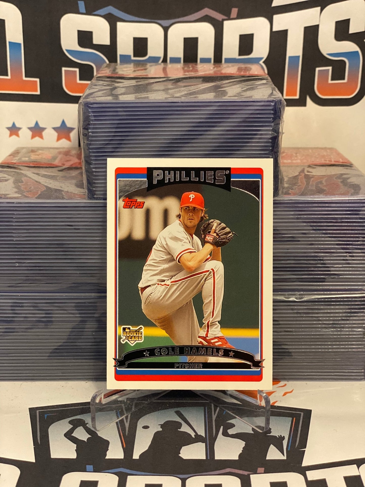 2006 Topps Update Cole Hamels Rookie #UH145
