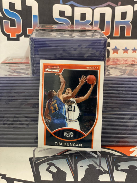 2007 Bowman Chrome Tim Duncan #21