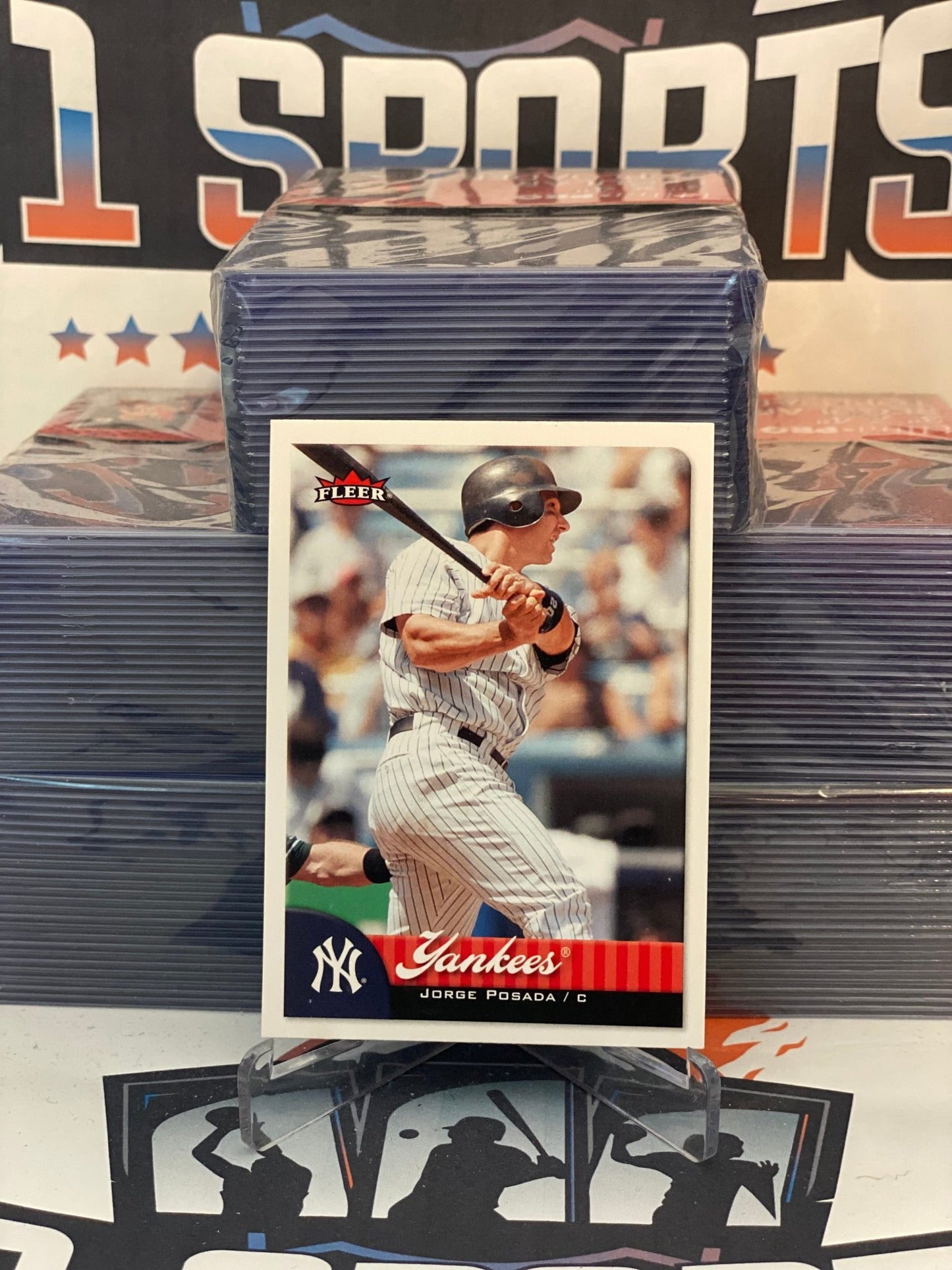 2007 Fleer Jorge Posada #20