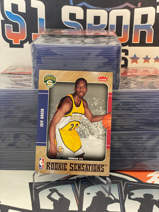 2007 Fleer (Rookie Sensations) Jeff Green #RS-5