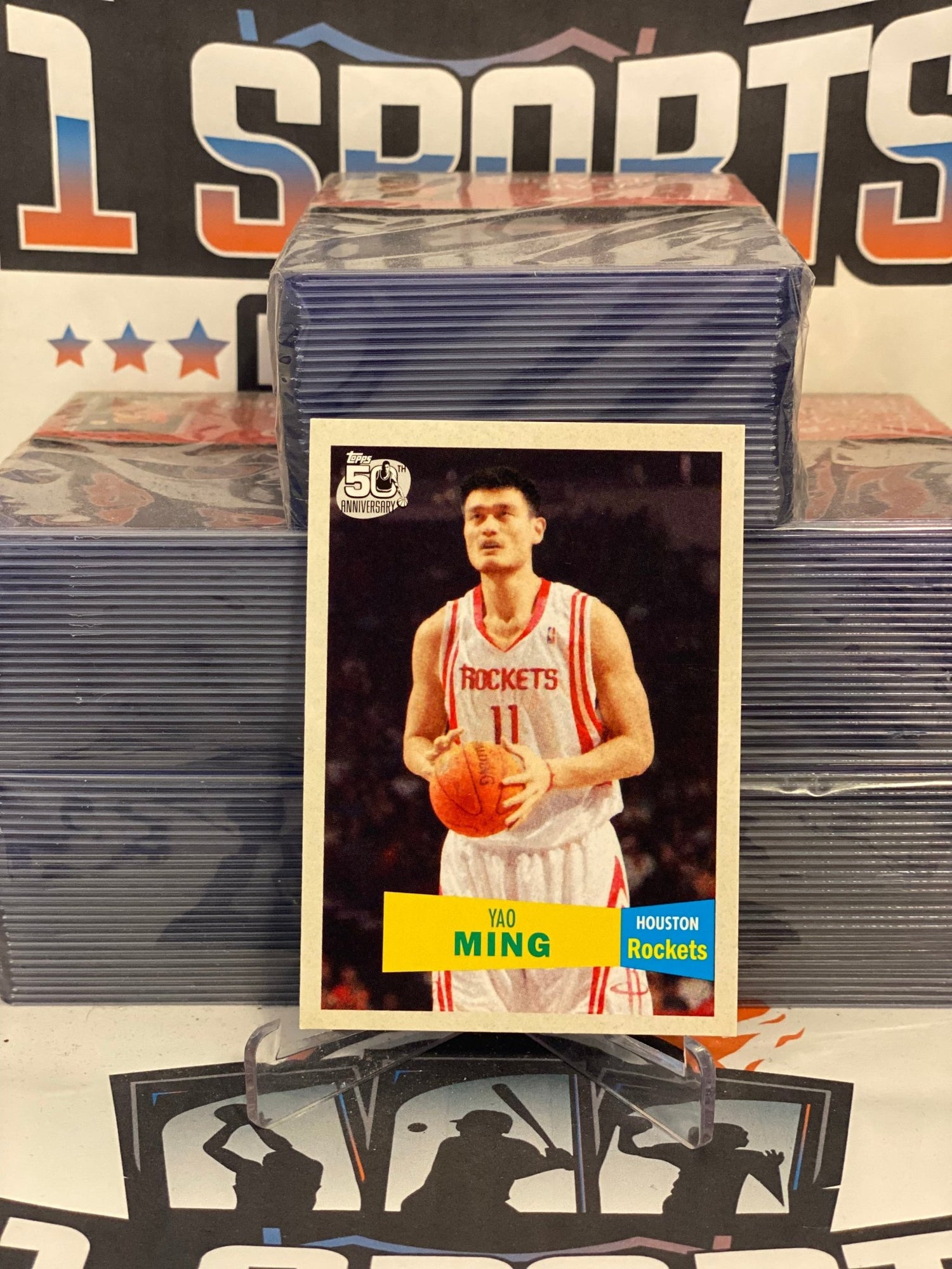 2007 Topps (1957 Variation) Yao Ming #11