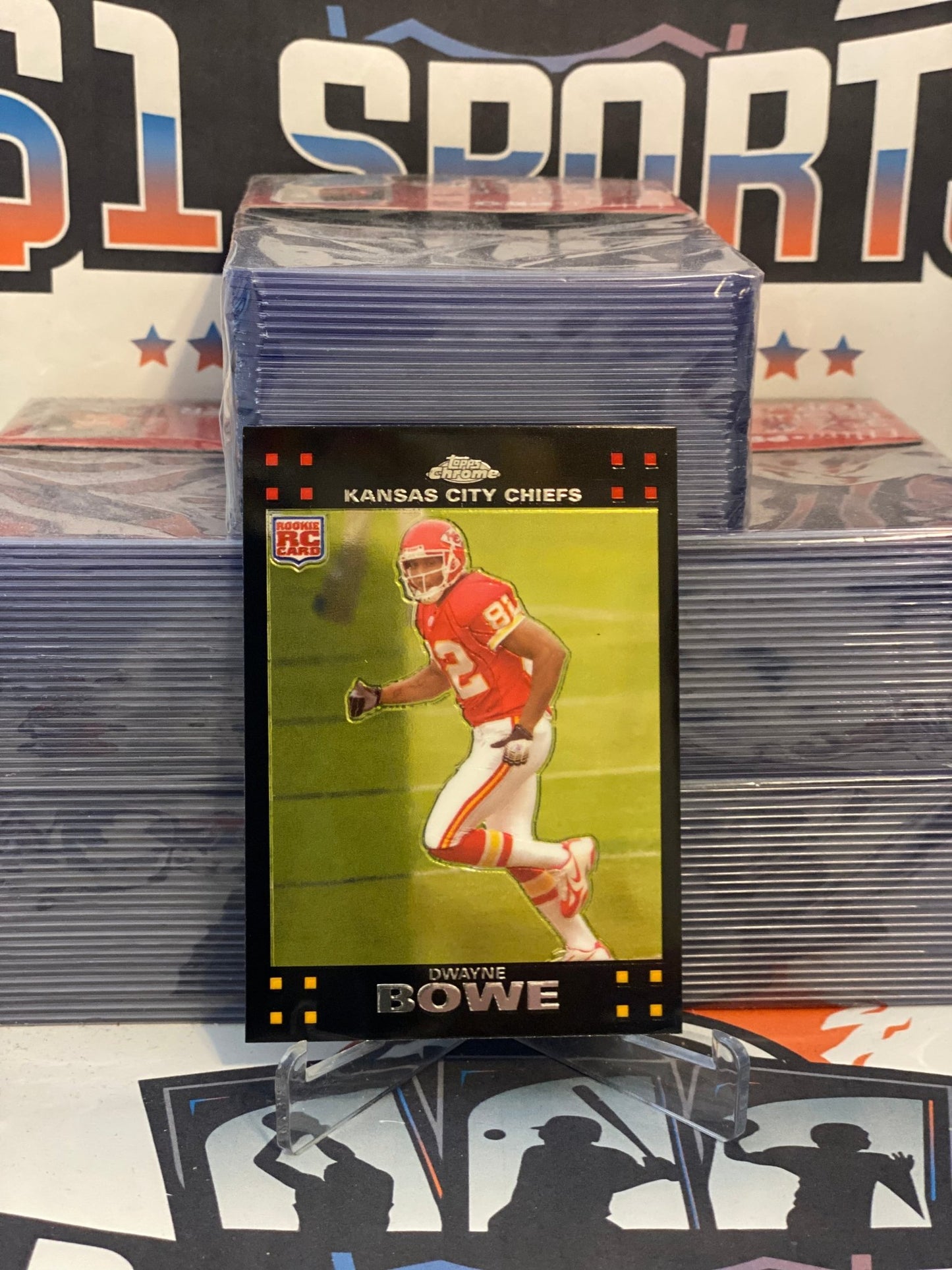 2007 Topps Chrome Dwyane Bowe Rookie #TC203