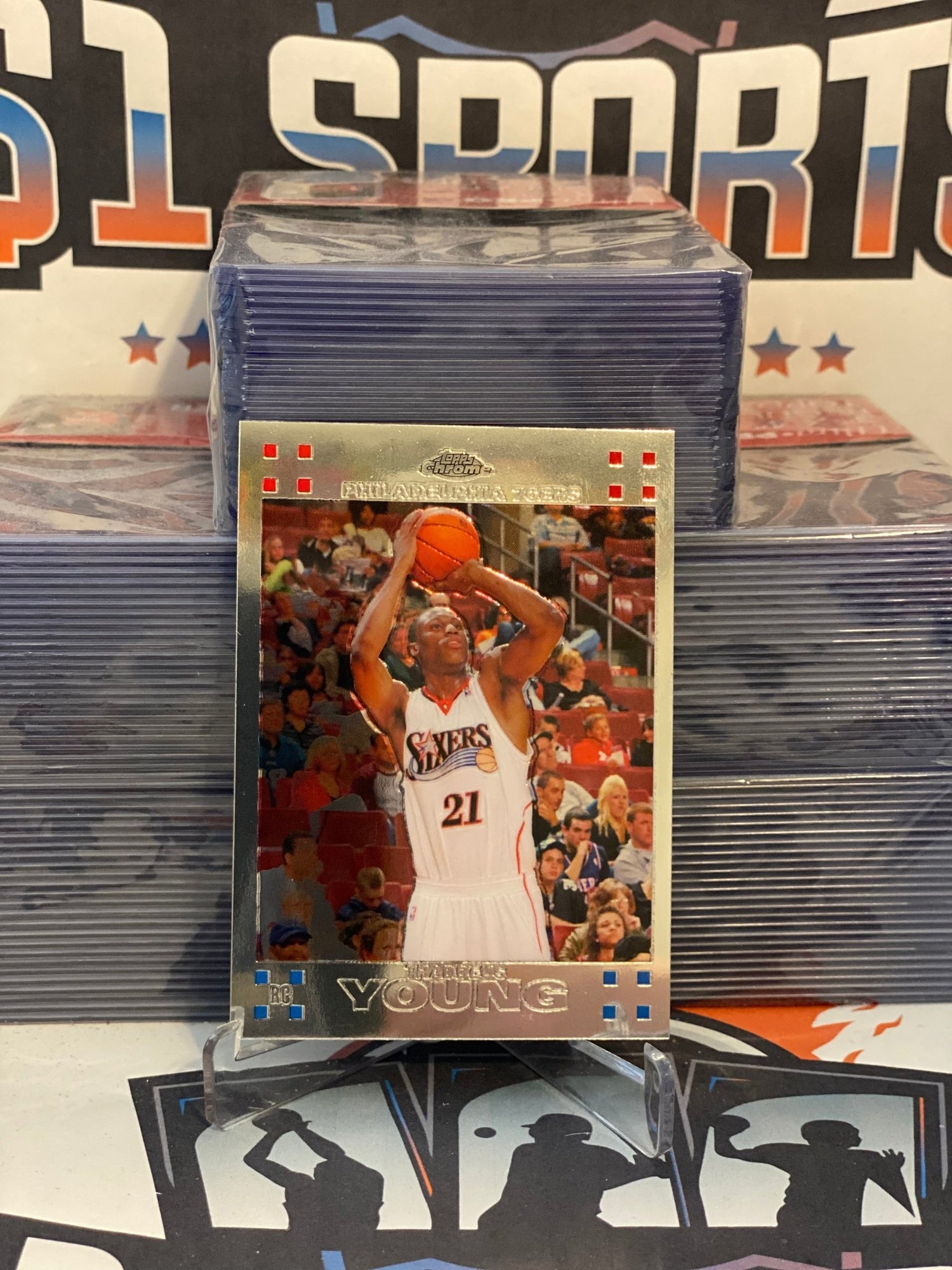 2007 Topps Chrome Thaddeus Young Rookie #117