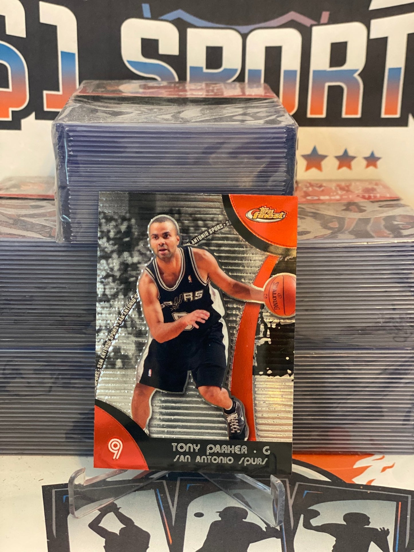2007 Topps Finest Tony Parker #9