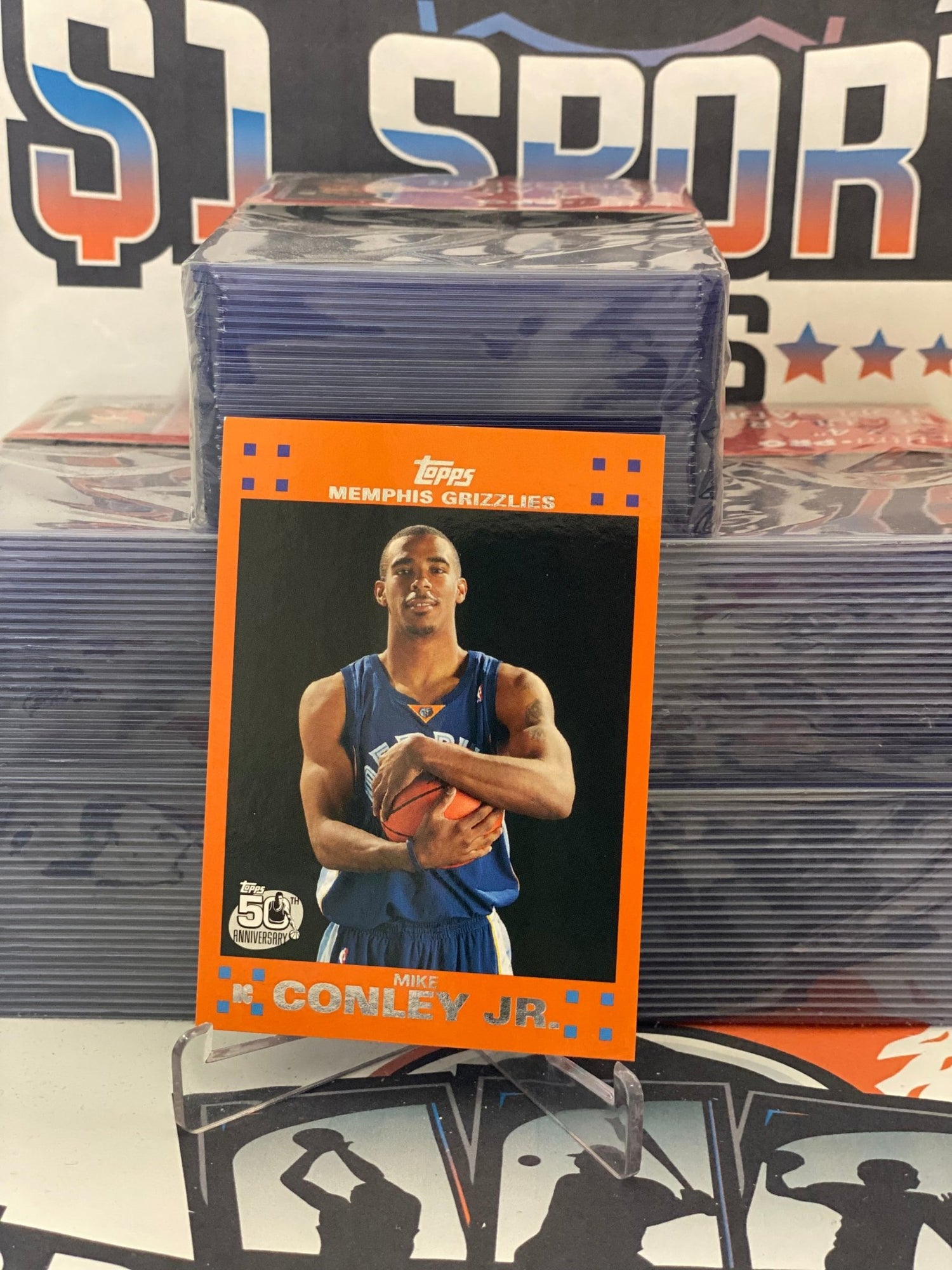 2007 Topps (Orange) Mike Conley Rookie #4