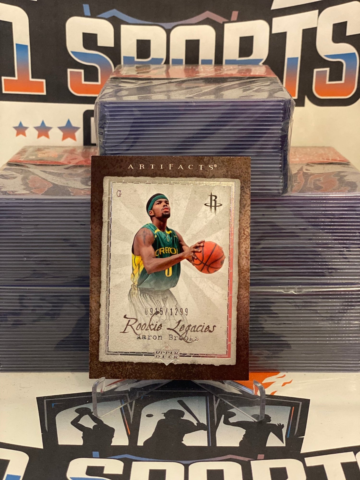 2007 Upper Deck Artifacts (Rookie Legacies 915/1299) Aaron Brooks #125