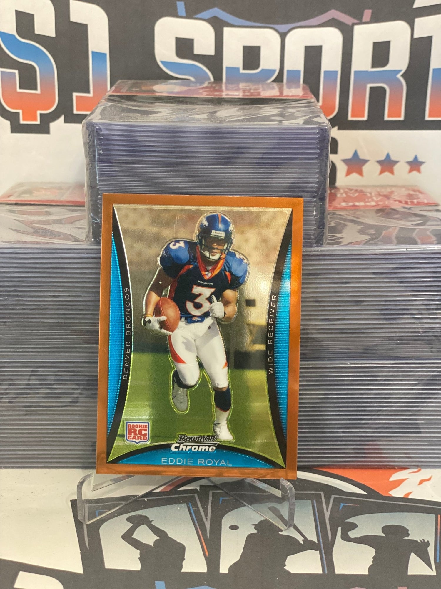 2008 Bowman Chrome (Bronze 224/329) Eddie Royal Rookie #BC91