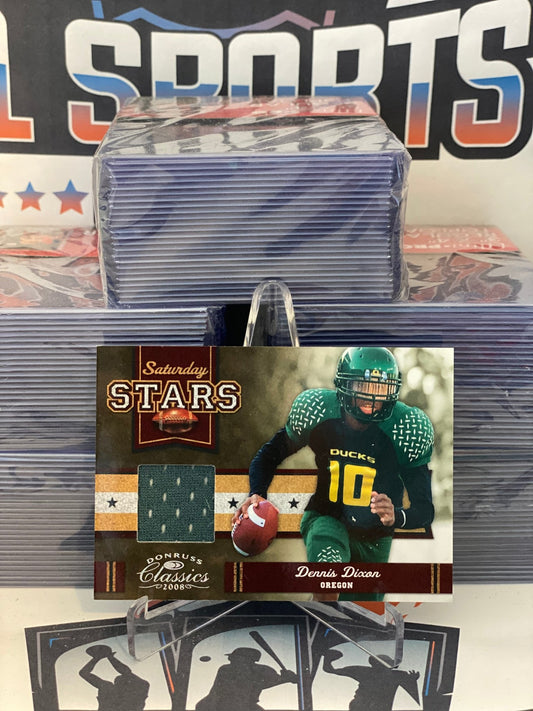 2008 Donruss Classics (Saturday Stars Relic 072/250) Dennis Dixon Rookie #SS-8