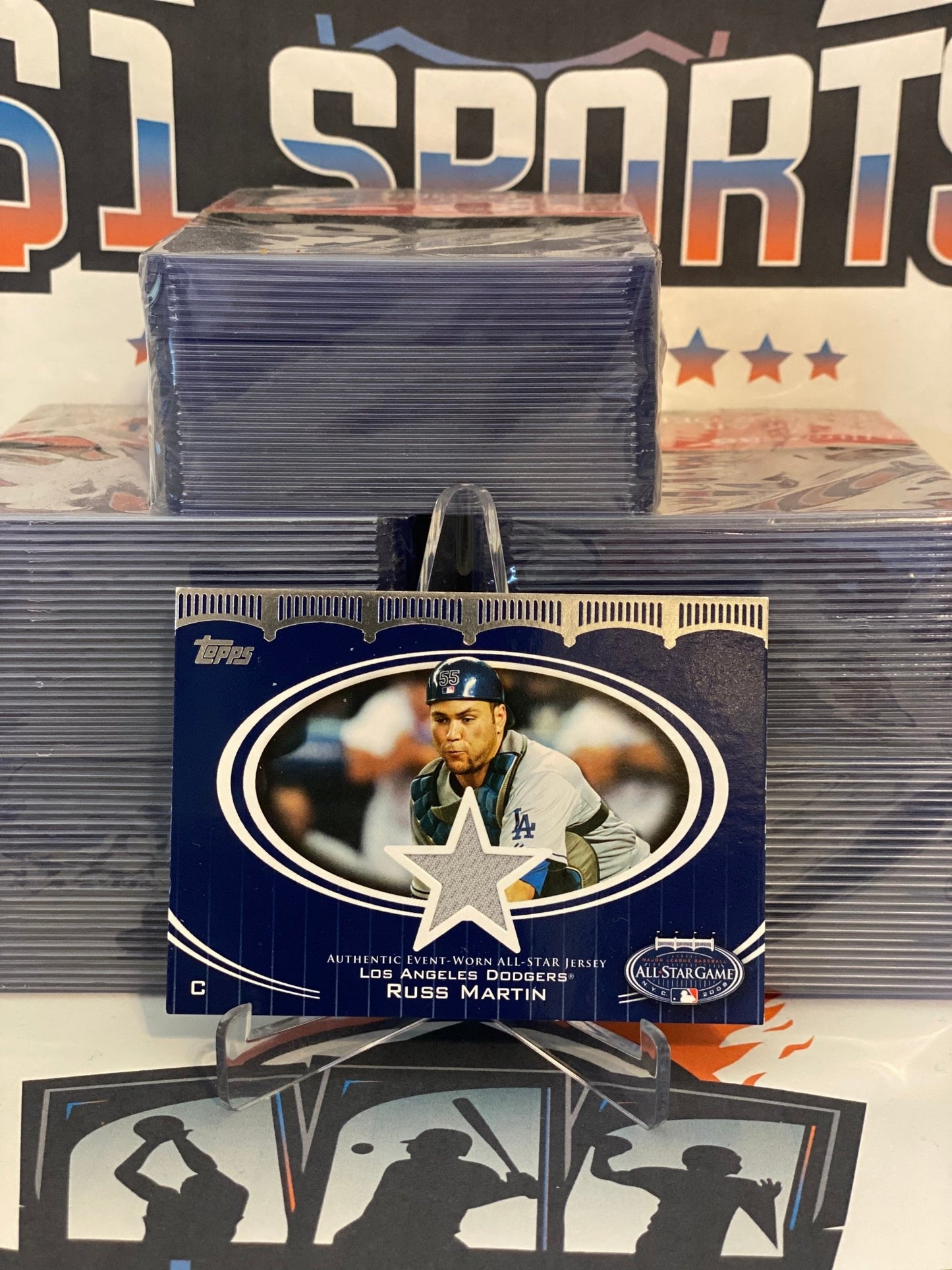 2008 Topps (All-Star Stitches Relic) Russell Martin #AS-RM