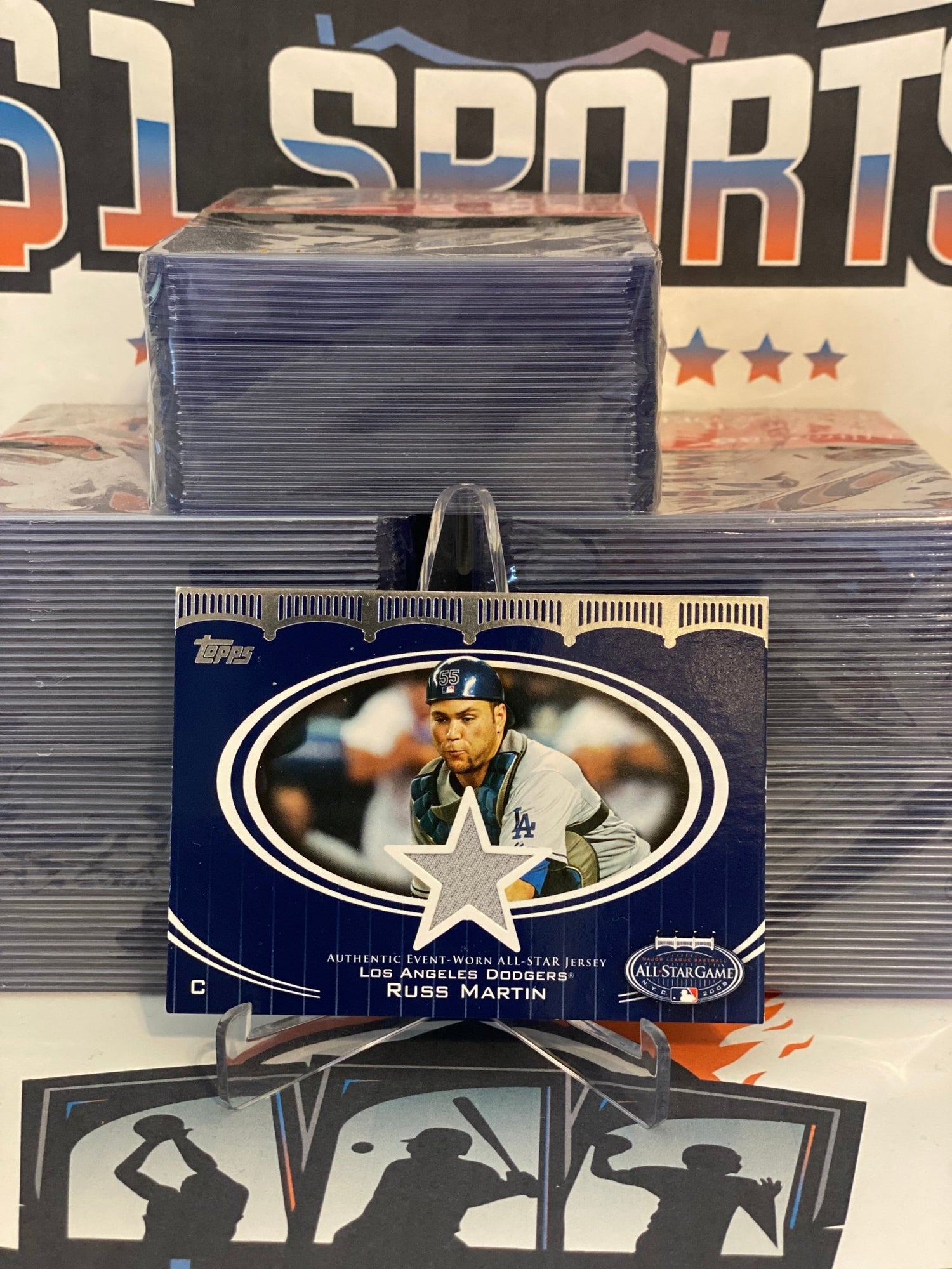 2008 Topps (All-Star Stitches Relic) Russell Martin #AS-RM