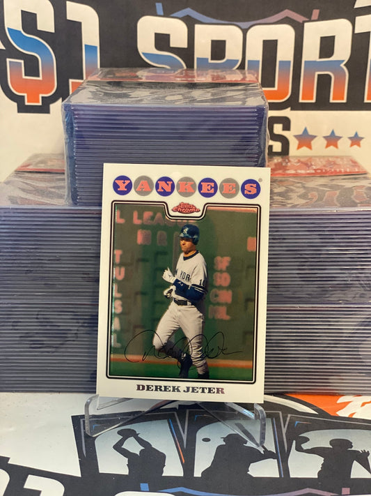 2008 Topps Chrome Derek Jeter #121