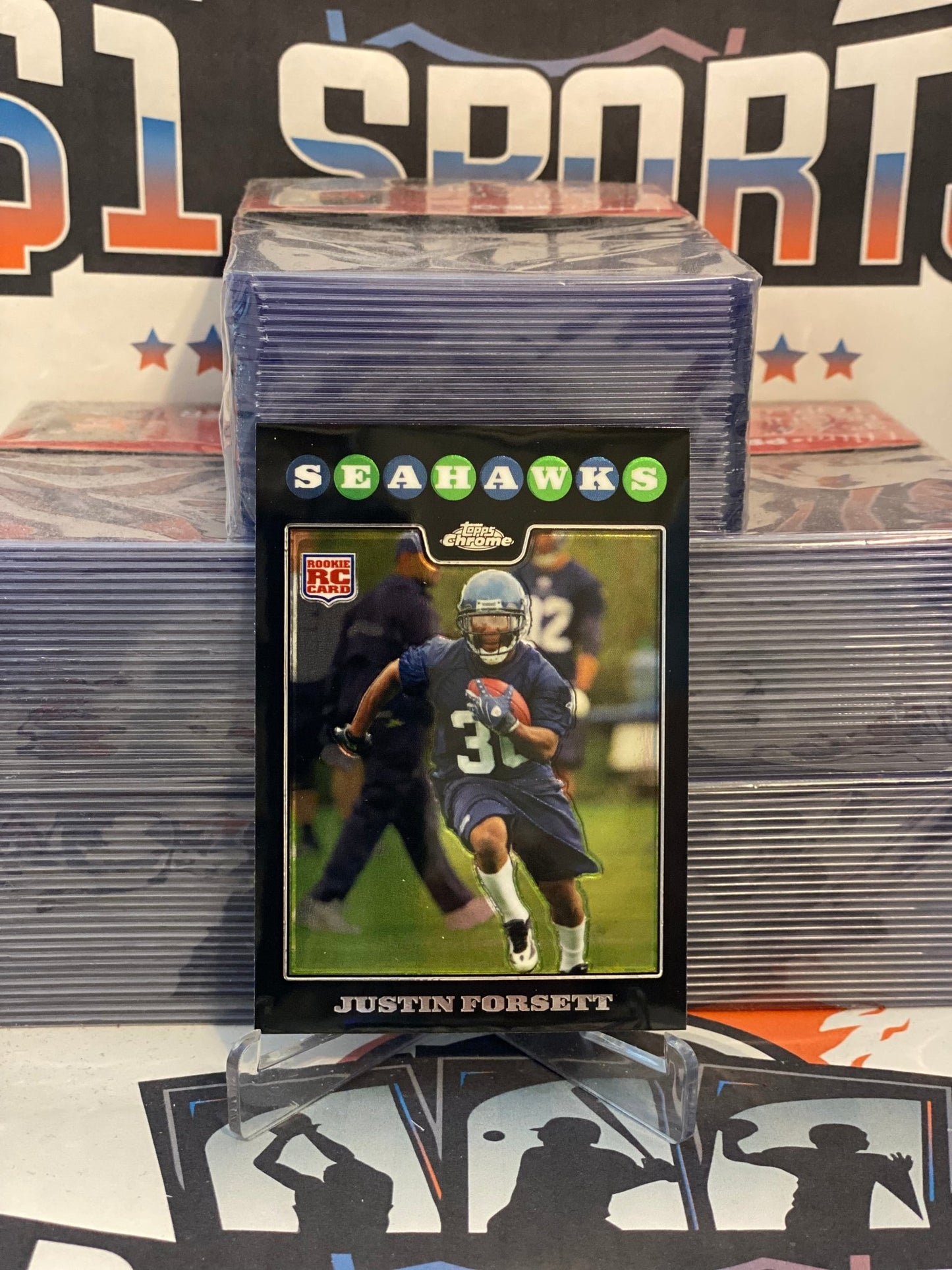 2008 Topps Chrome Justin Forsett Rookie #TC197