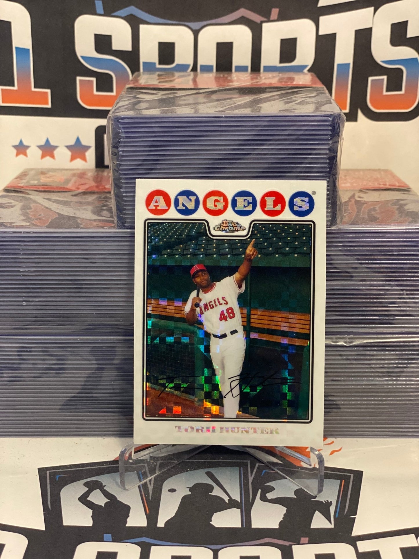 2008 Topps Chrome (Refractor) Torii Hunter #114