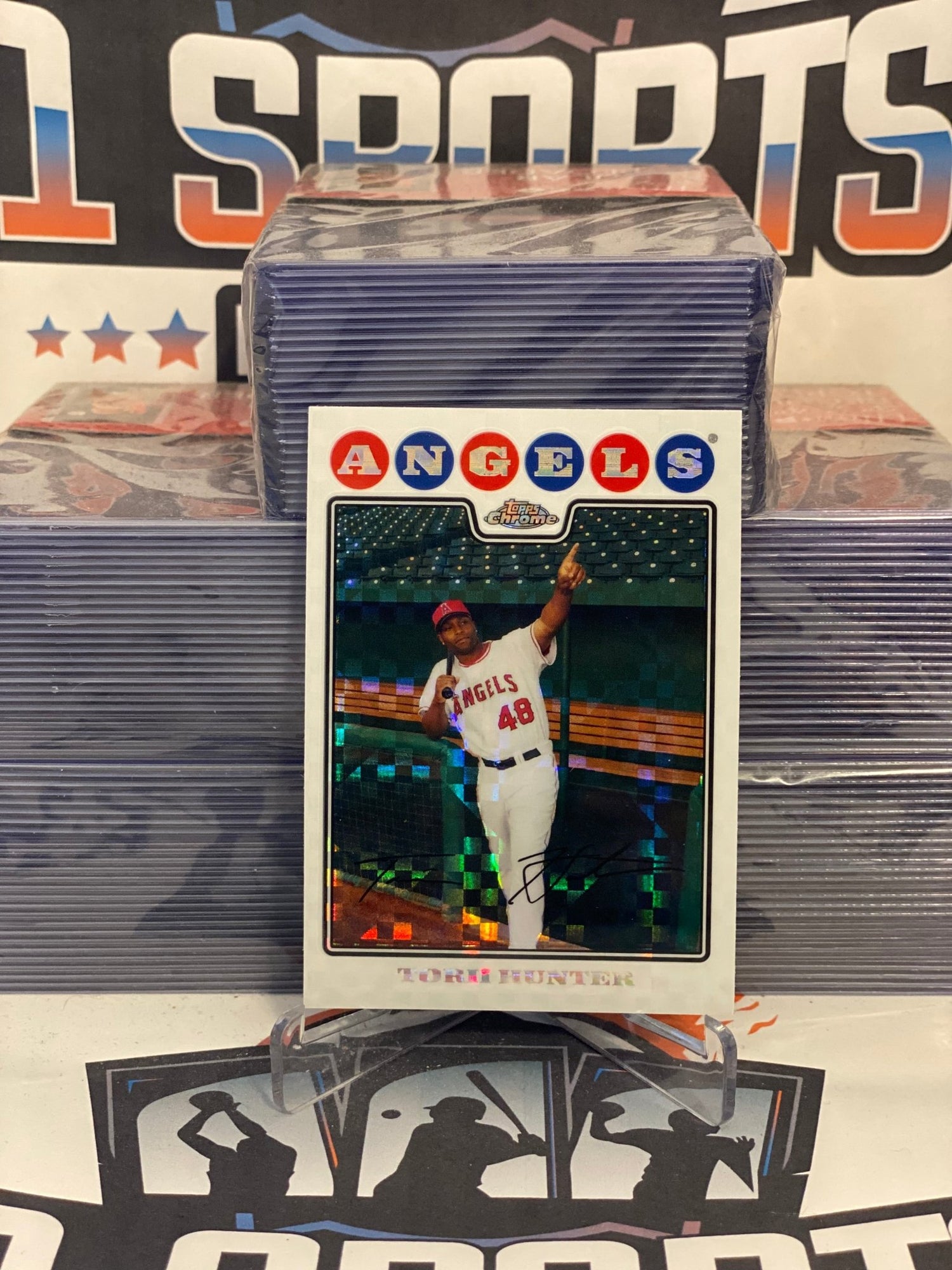 2008 Topps Chrome (Refractor) Torii Hunter #114