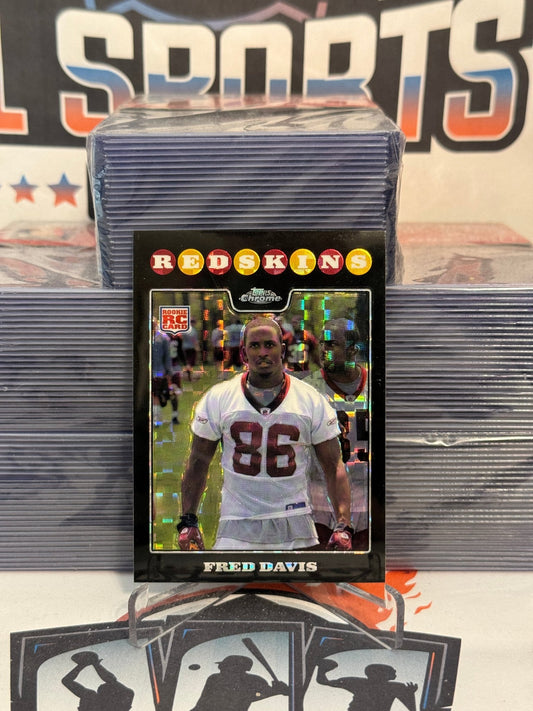 2008 Topps Chrome (X-Fractor) Fred Davis Rookie #TC214
