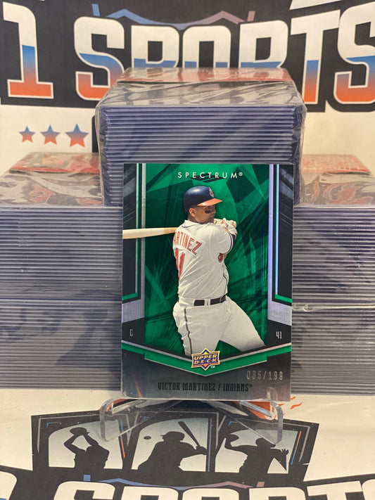 2008 Upper Deck Spectrum (Green 35/199) Victor Martinez #29
