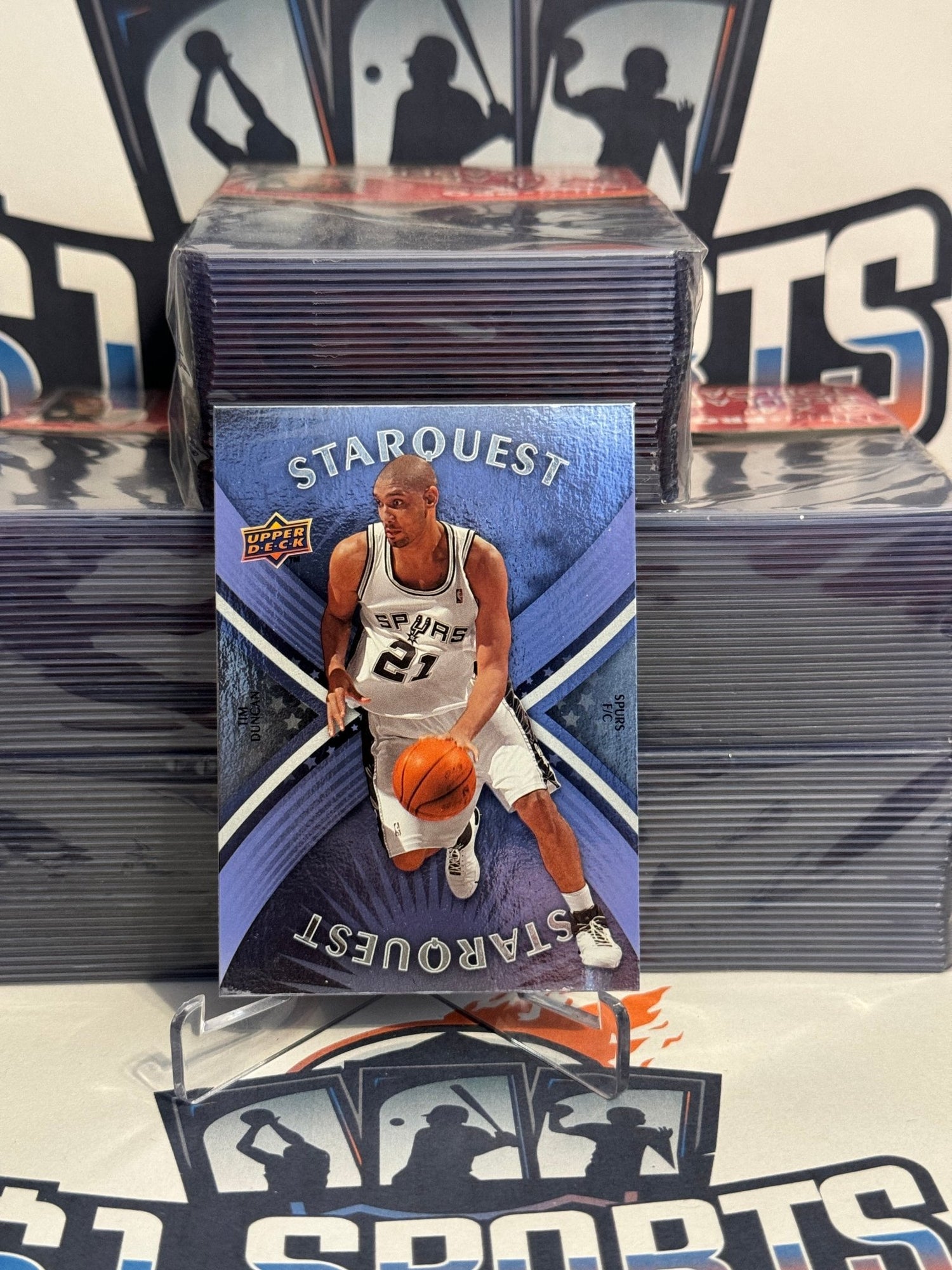 2008 Upper Deck (Star Quest) Tim Duncan #SQ-8